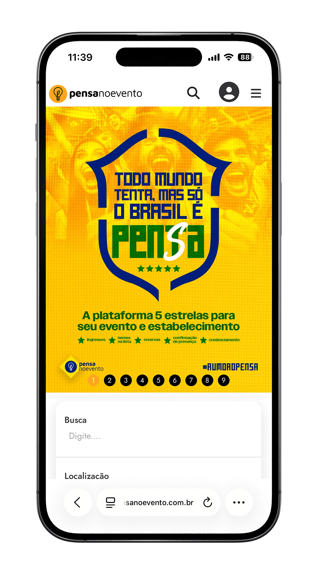 Banner destaque da home mobile